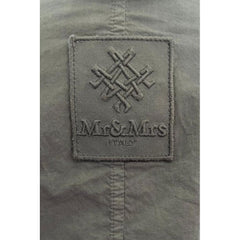 Mr&Mrs Italy Grey Cotton Women Shirt