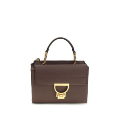 Coccinelle Brown Calf Leather Bos Taurus Handbag