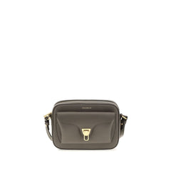 Coccinelle Brown Calf Leather Bos Taurus Shoulder Bag