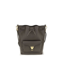 Coccinelle Brown Calf Leather Bos Taurus Shoulder Bag