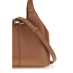 Coccinelle Brown Calf Leather Bos Taurus Shoulder Bag