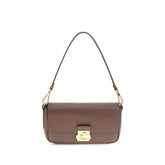 Coccinelle Brown Calf Leather Bos Taurus Shoulder Bag