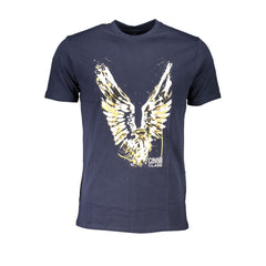 Cavalli Class Blue Cotton Men's T-Shirt