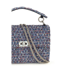 Valentino Garavani Blue Fabric Shoulder Bag