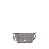 Coccinelle Gray Calf Leather Bos Taurus Shoulder Bag