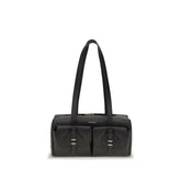 Coccinelle Black Calf Leather Bos Taurus Shoulder Bag