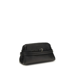 Moschino Black Goatskin Shoulder Bag