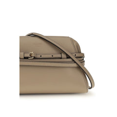 Moschino Beige Goatskin Shoulder Bag