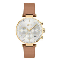 Hugo Boss Brown Leather Dress Watch