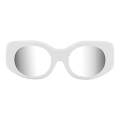 Spy White Resin Sunglasses