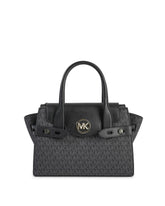 Michael Kors Black Pvc Satchel Bag