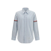 Thom Browne Blue Cotton Dress Shirt