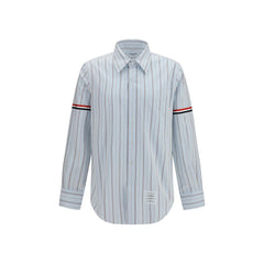 Thom Browne Blue Cotton Dress Shirt