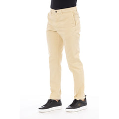 Peserico Beige Cotton Men's Pant