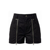 Mr&Mrs Italy Black Cotton Women Shorts
