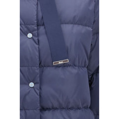 Herno Blue Polyester Full-Length Jacket