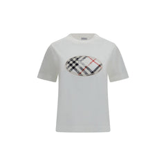 Burberry White Cotton T-Shirt