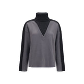 MM6 Black Wool Oves Aries Sweatshirt