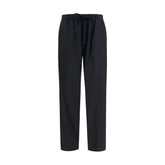MM6 Black Polyester Casual Pants
