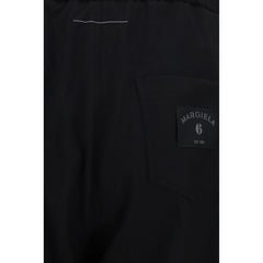 MM6 Black Polyester Casual Pants