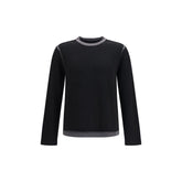 MM6 Black Wool Oves Aries Sweatshirt