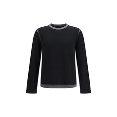 MM6 Black Wool Oves Aries Sweatshirt