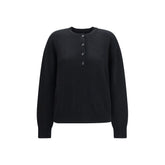 Loulou De Saison Black Cashmere Sweatshirt