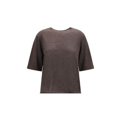 Loulou De Saison Brown Cashmere T-Shirt