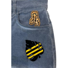 Mr&Mrs Italy Blue Cotton Women Shorts