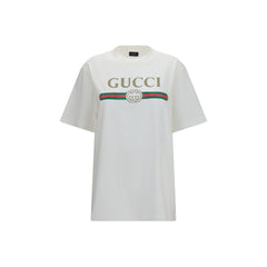 Gucci White Cotton T-Shirt