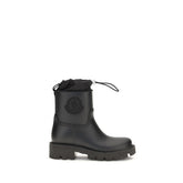 Moncler Black Pvc Rain Boots