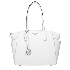 Michael Kors White Leather Shoulder Bag