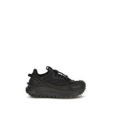 Moncler Black Calf Leather Bos Taurus Athletic Sneakers