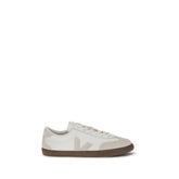 Veja White Calf Leather Bos Taurus Sneakers