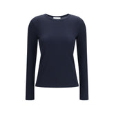 Max Mara Blue Lyocell Sweatshirt