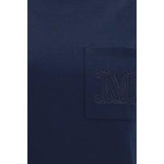 Max Mara Blue Cotton T-Shirt