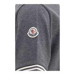 Moncler Gray Cotton Polo Shirt