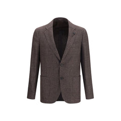 Lardini Brown Wool Oves Aries Blazer