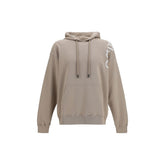 Off-White Beige Cotton Sweatshirt