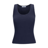 Max Mara Blue Viscose Tank Tops