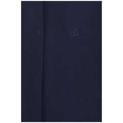 Max Mara Blue Silk Shirt