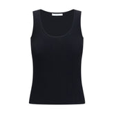 Max Mara Black Viscose Tank Tops