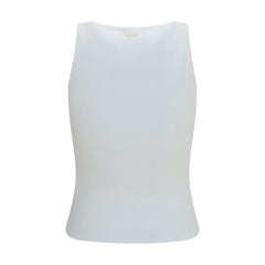 Max Mara White Viscose Tank Tops