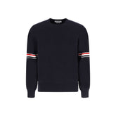 Thom Browne Blue Cotton Sweatshirt