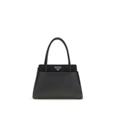 Prada Black Calf Leather Bos Taurus Handbag