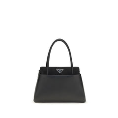 Prada Black Calf Leather Bos Taurus Handbag