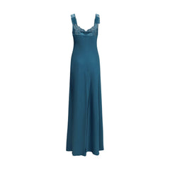 Forte_Forte Blue Acetate Long Dress