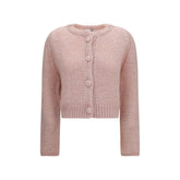 Forte_Forte Multicolor Silk Cardigan