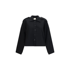 Khaite Black Acetate Shirt