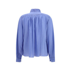 Forte_Forte Blue Cotton Blouse